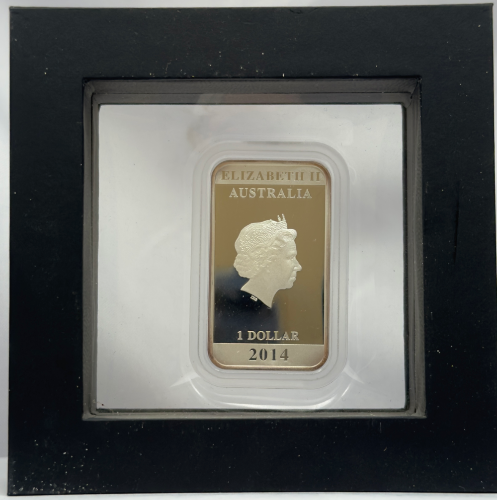 2014 Silver Rectangular 1oz Proof Coin WWI Posters - Enlist Now product image