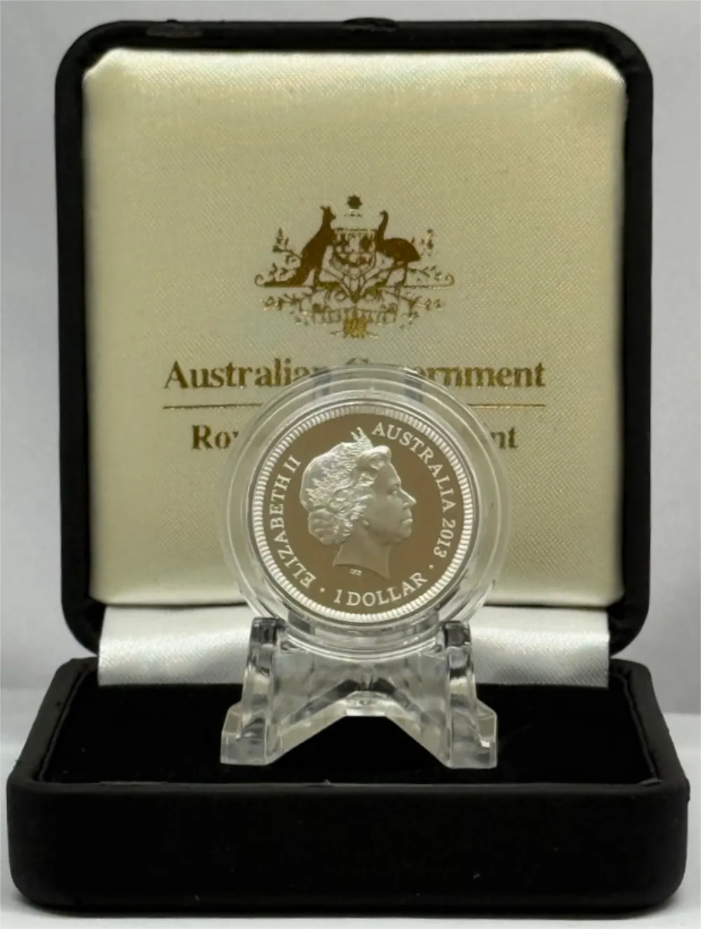 2013 Silver 1 Dollar Proof Coin Bicentenary Holey Dollar product image