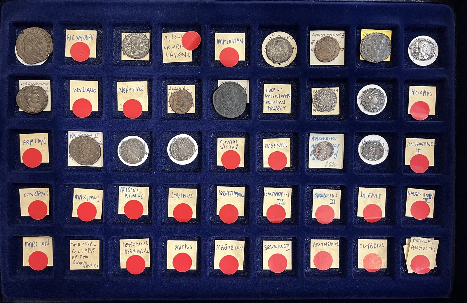 Comprehensive Collection of 73 Ancient Roman Coins product image