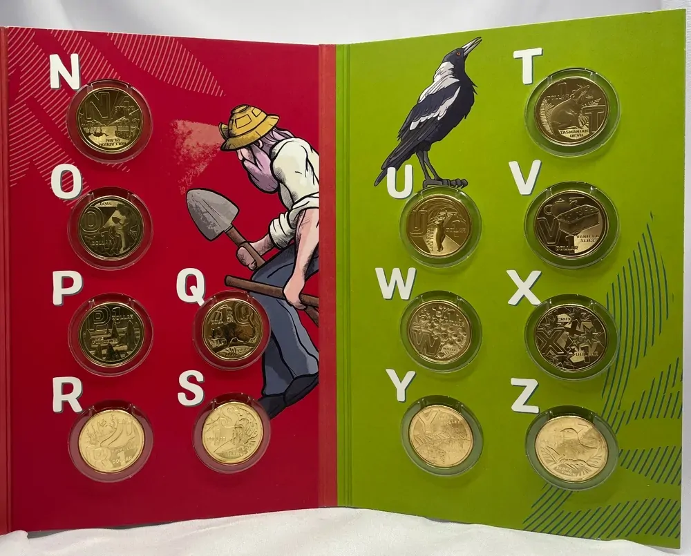 2022 1 Dollar Coin Set The Great Aussie Coin Hunt #3 in Folder product image
