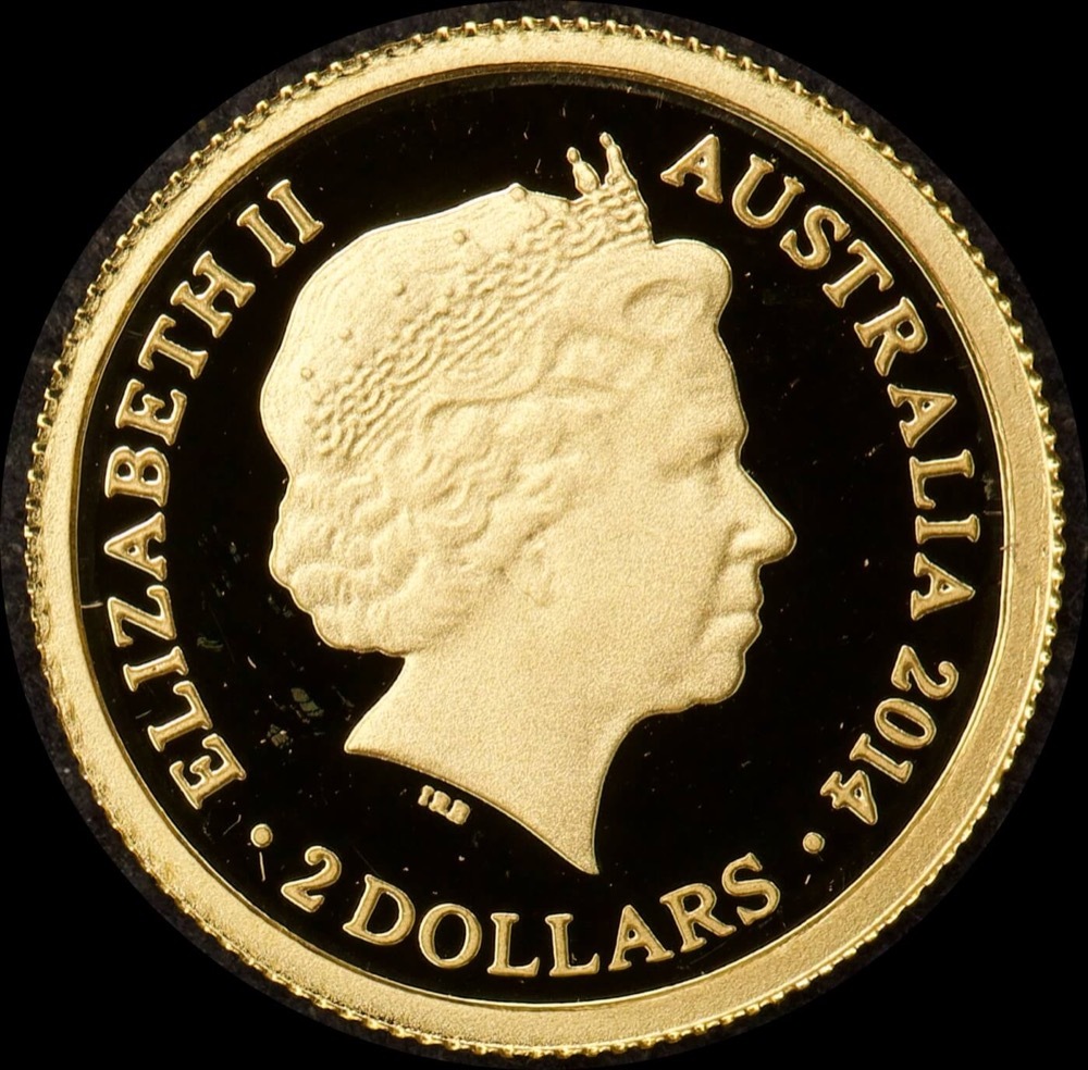 2014 Gold 2 Dollar Proof Coin Platypus product image