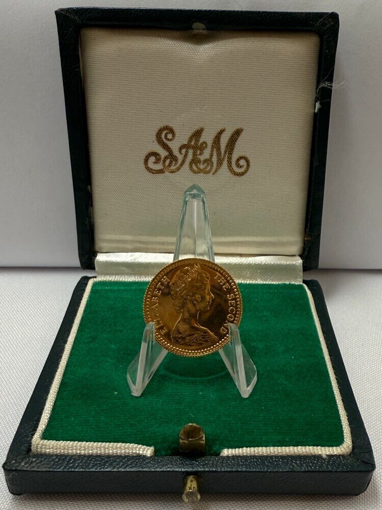 Rhodesia 1966 Gold Proof 10 Shillings KM# 5 In Presentation Case product image