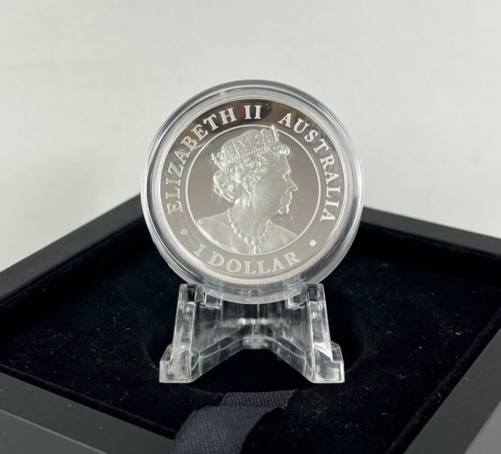 2019 Silver 1oz High Relief Proof Coin Australian Kangaroo product image