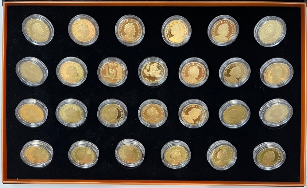 2021 Set of 26 1 Dollar Proof Coins - Great Aussie Coin Hunt #2 product image