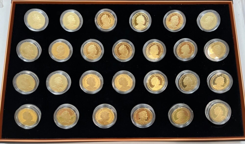 2022 Set of 26 1 Dollar Proof Coins - Great Aussie Coin Hunt #3 product image