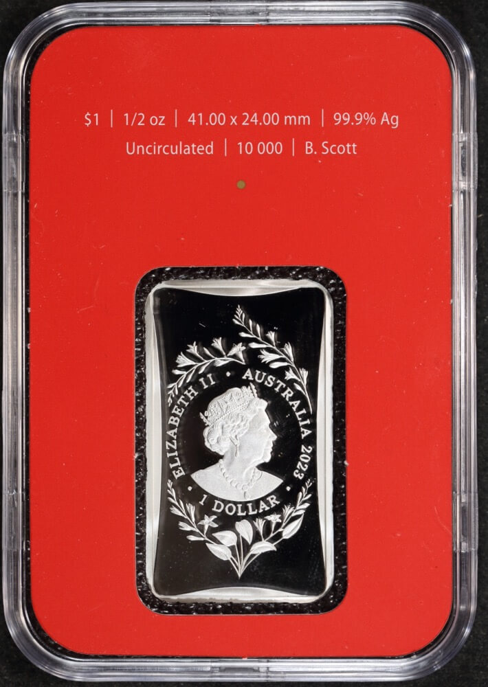 2023 Silver 1 Dollar Coin Lunar Rabbit Ingot product image