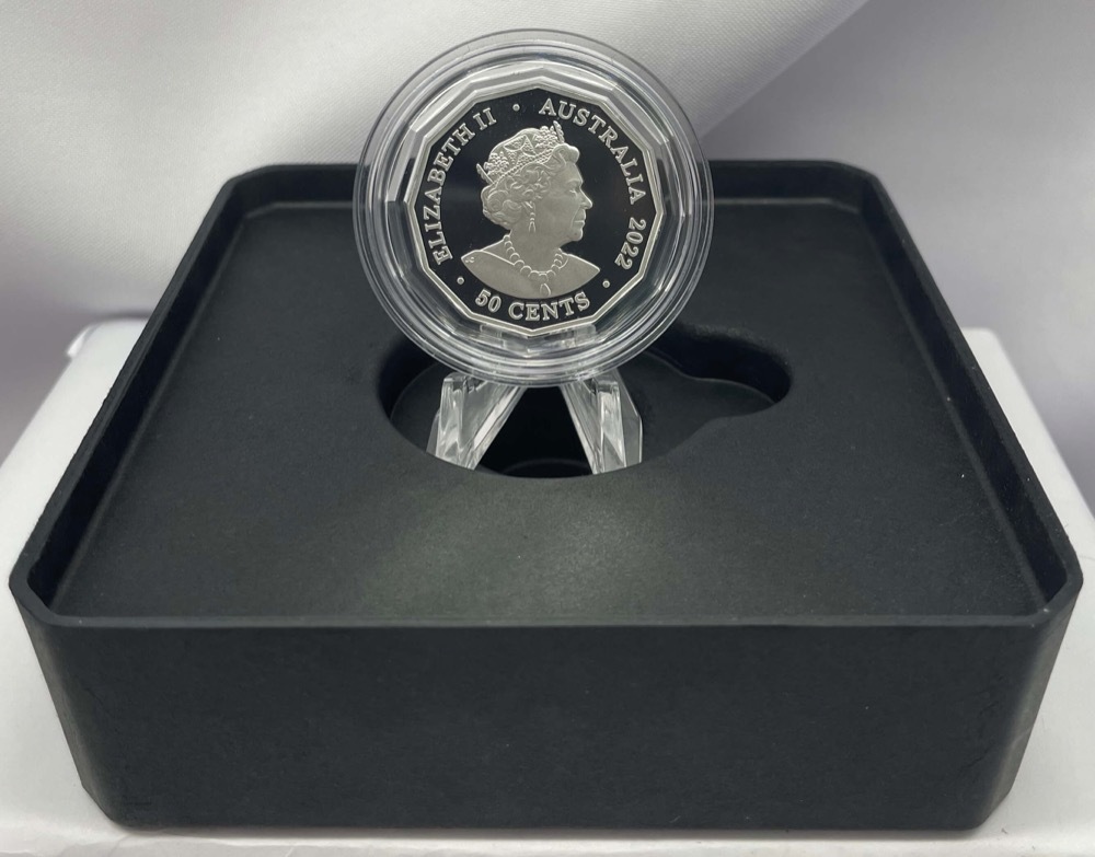 2022 Silver 50c Proof Coin QEII Platinum Jubilee product image