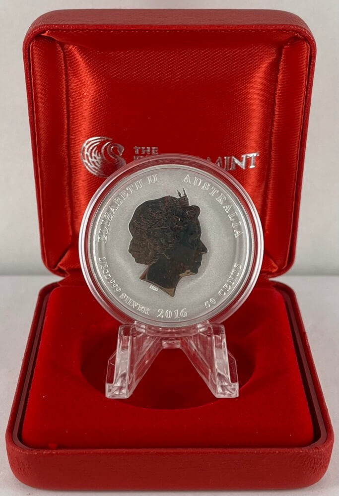 2016 Silver Lunar Coloured 1/2oz Coin Series II - Monkey product image