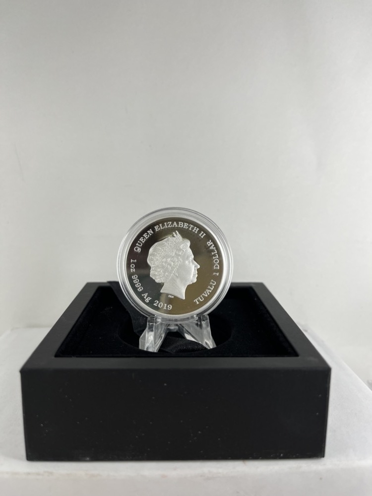 Tuvalu 2019 Silver Proof 1 Dollar Wizard of Oz 80 Years product image