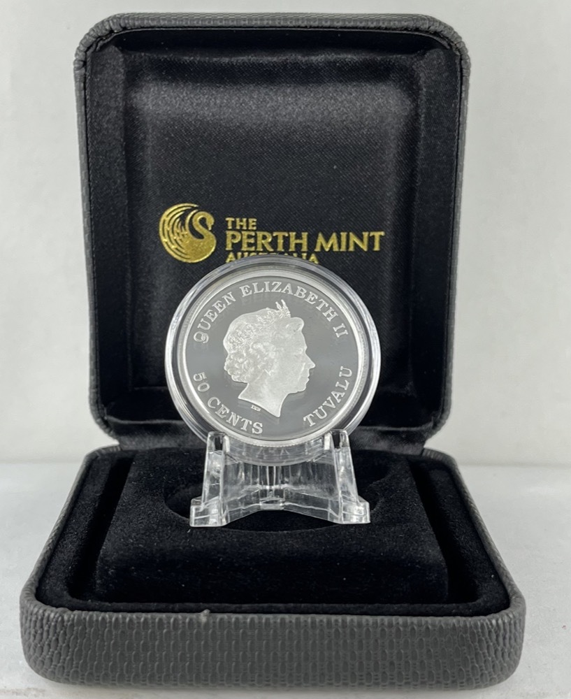 Tuvalu 2017 Silver 1/2oz Year of the Rooster Baby Coin product image