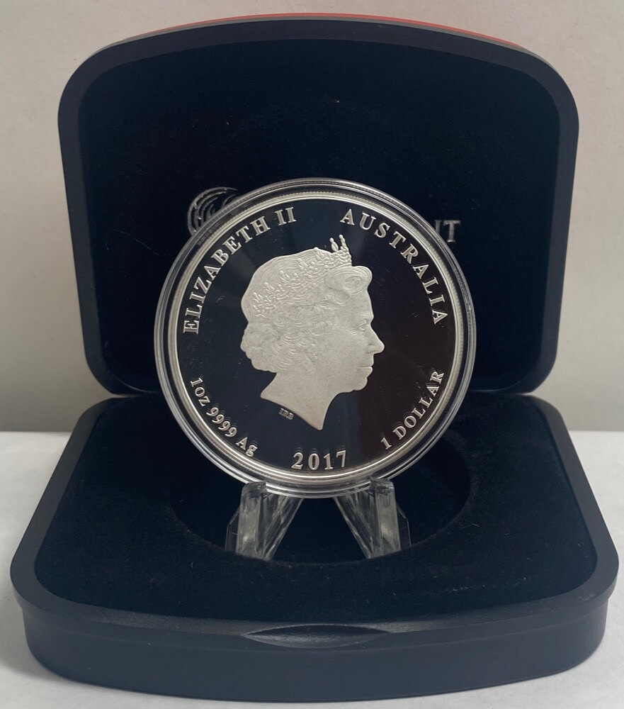 2017 Silver 1oz Coloured Coin Year of the Rooster product image
