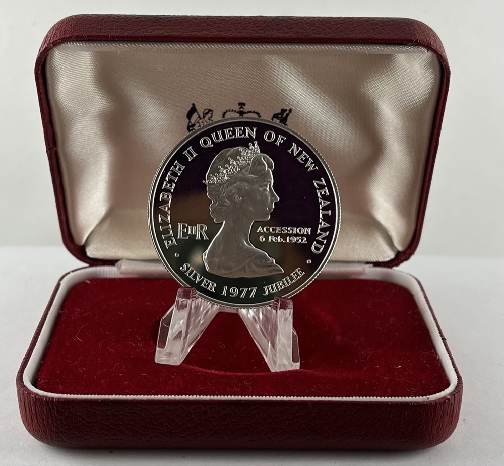 New Zealand 1977 Silver Dollar Proof Coin Jubilee product image