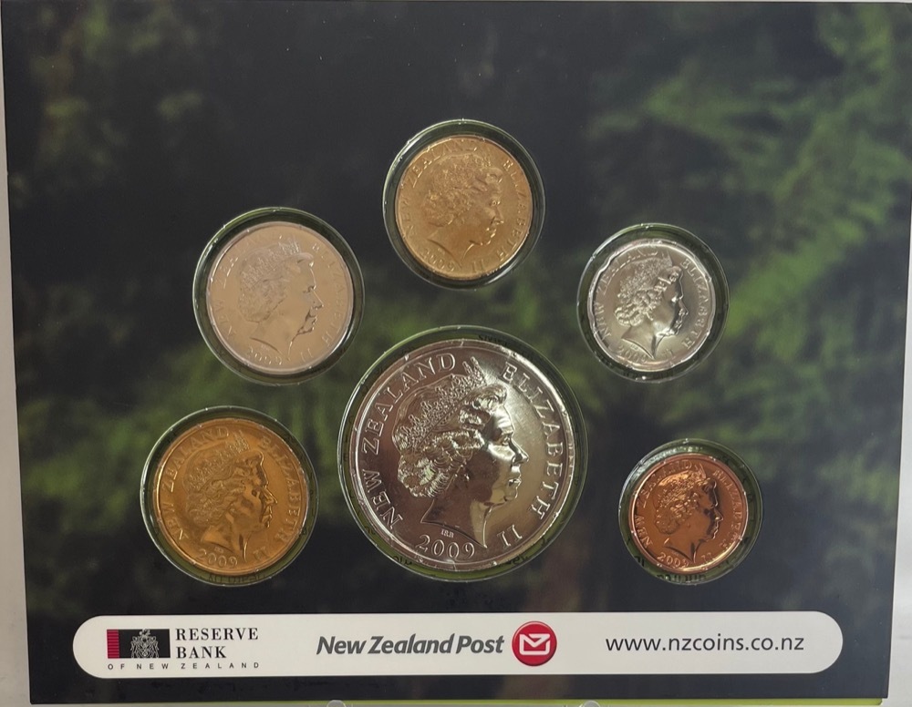 New Zealand 2009 Uncirculated Mint Coin Set - Kakapo product image