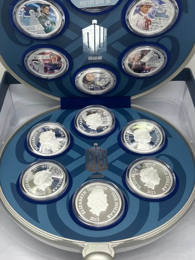 Niue 2013 Silver 1/2oz Dr Who 11 Coin Set product image