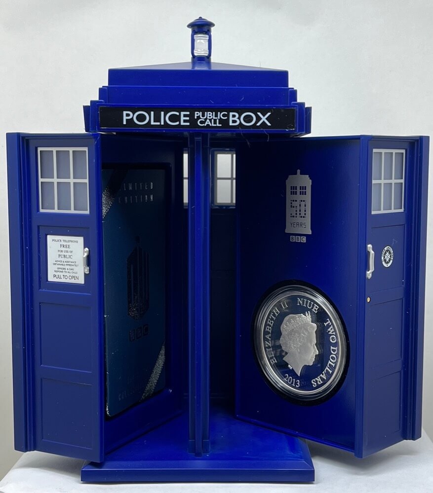 Niue 2013 Silver 1oz Coin Dr Who - Tardis product image