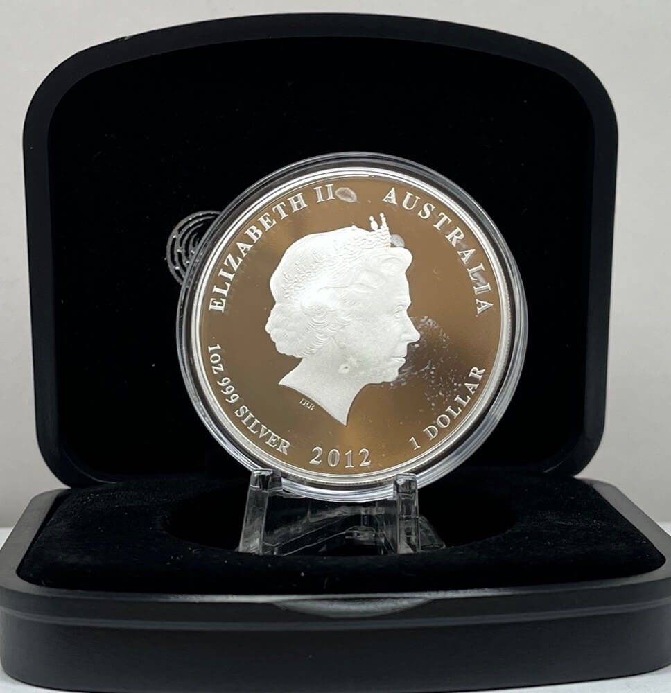 2012 Silver 1oz Proof Coin Lunar Year of the Dragon product image