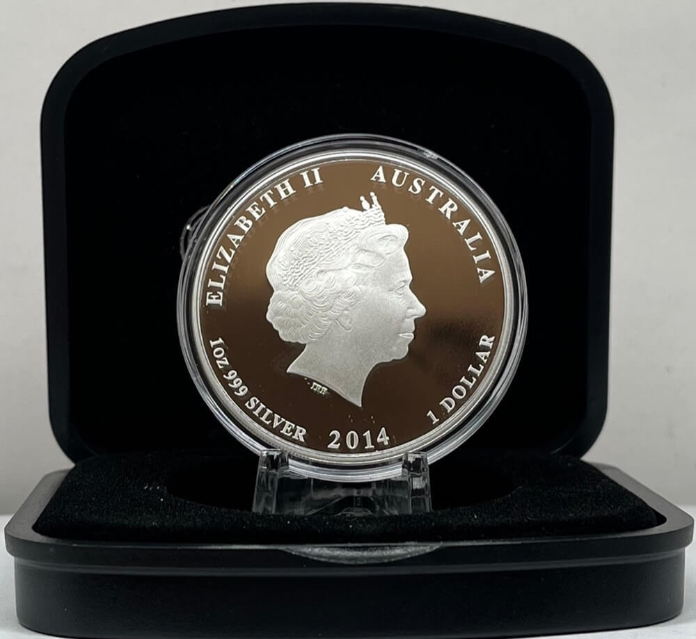2014 Silver 1oz Coloured Coin Lunar Year of the Horse product image
