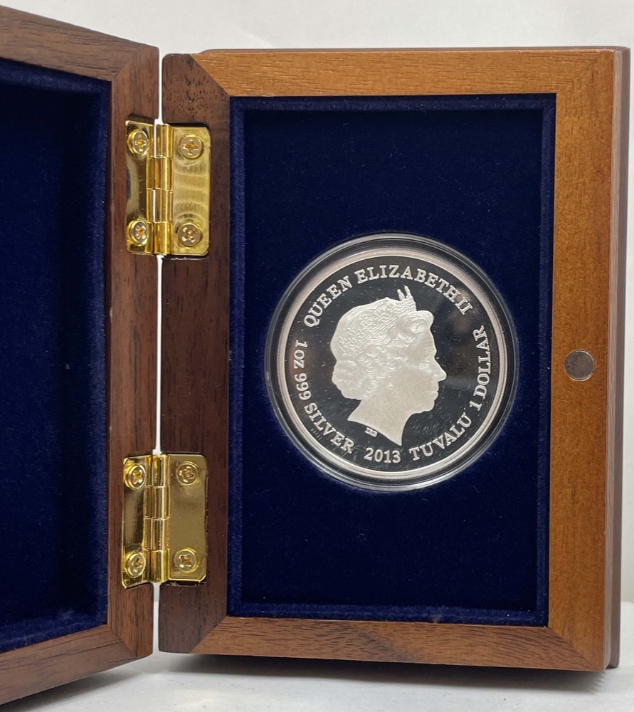 Tuvalu 2013 Silver 1oz Proof Ships That Never Sailed - The Flying Dutchman product image