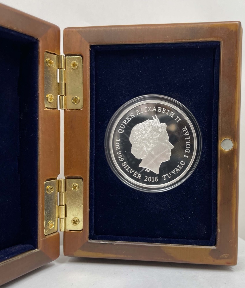 Tuvalu 2016 Silver 1oz Proof Ships That Never Sailed - HMS Thunder Child product image