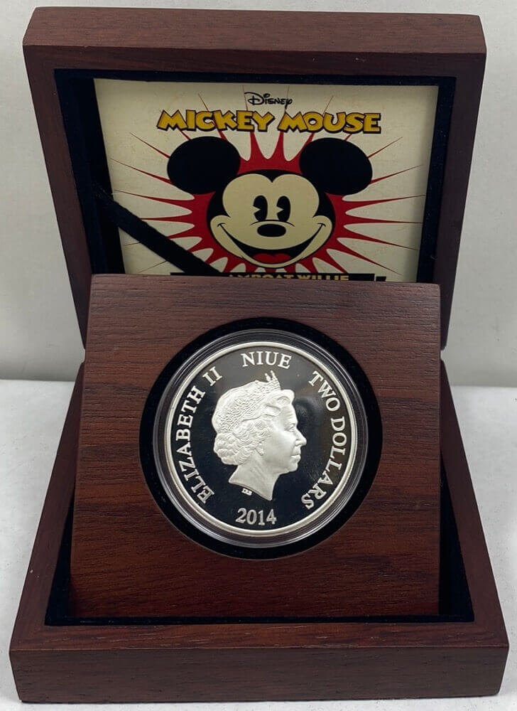 Niue 2014 Silver 1oz Proof Steamboat Wille product image