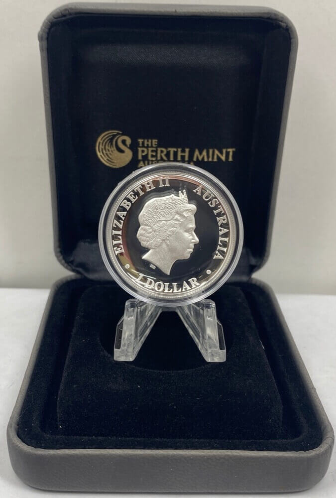 2012 Silver 1oz High Relief Proof Coin Australian Kangaroo product image