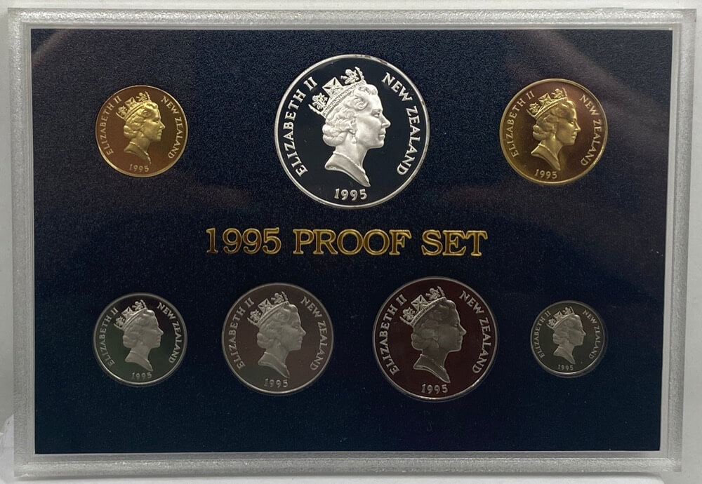 New Zealand 1995 Proof Coin Set Tui Bird product image
