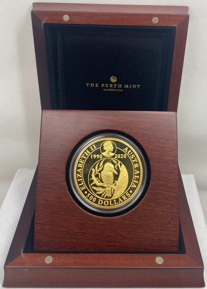 2020 Gold 5oz Proof Coin Kookaburra - 30 Years product image