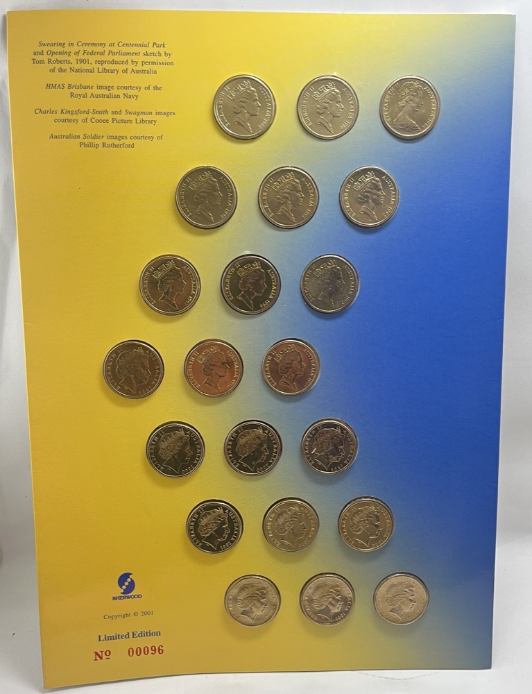 1984-2001 $1 21 Commemorative Coin Set Unofficial - Sherwoods product image
