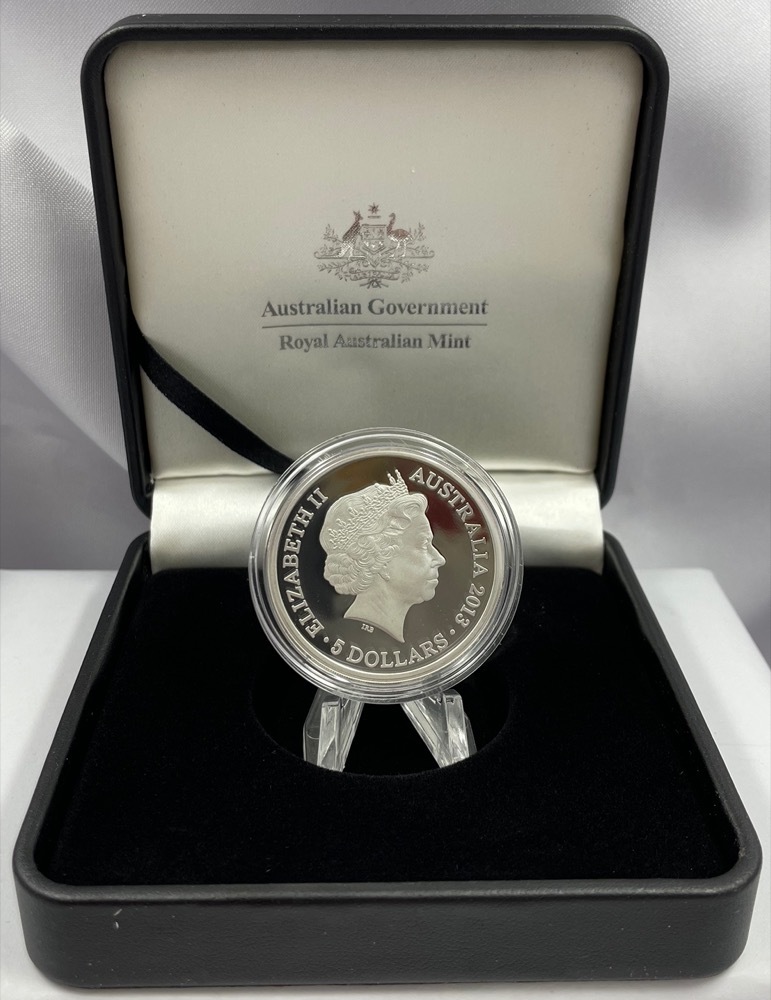 2013 5 Dollar Silver Proof Coin Centenary of Canberra product image