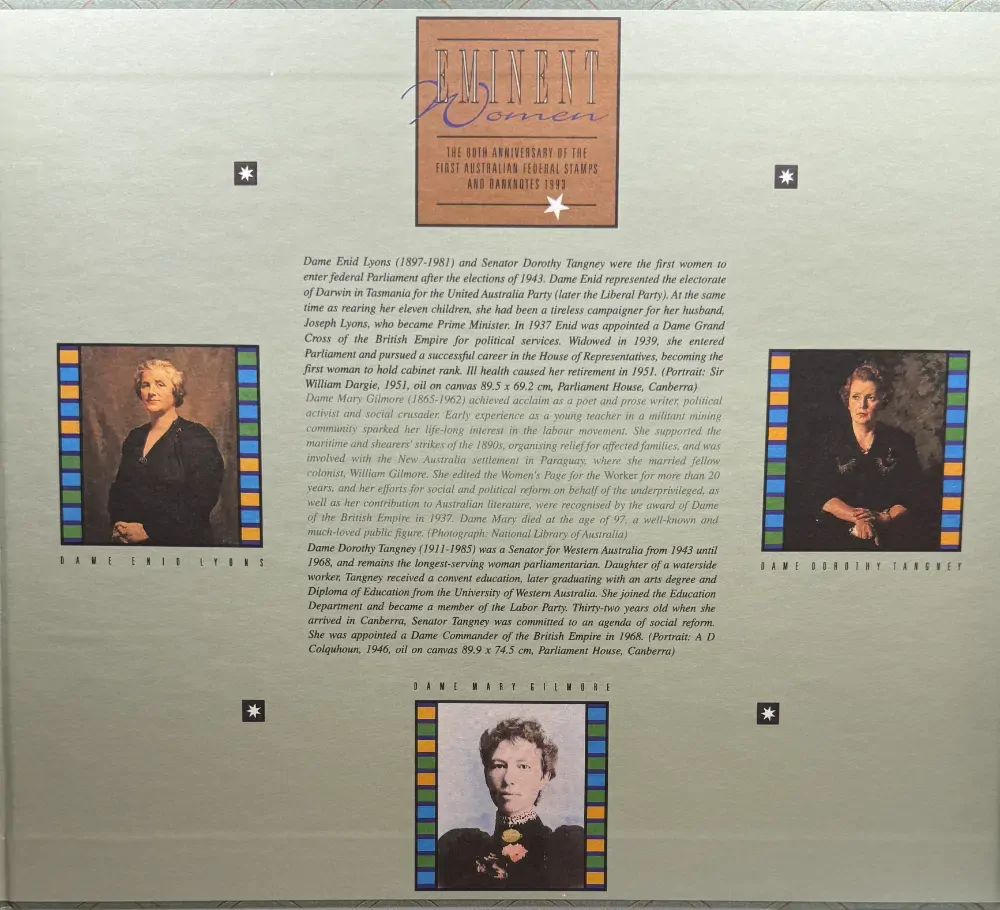 1993 10 Dollar Deluxe Portfolio Eminent Women product image