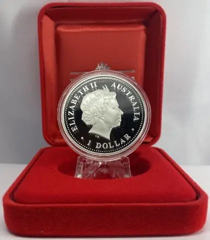 2000 Silver Lunar One Ounce Proof Coin Dragon product image