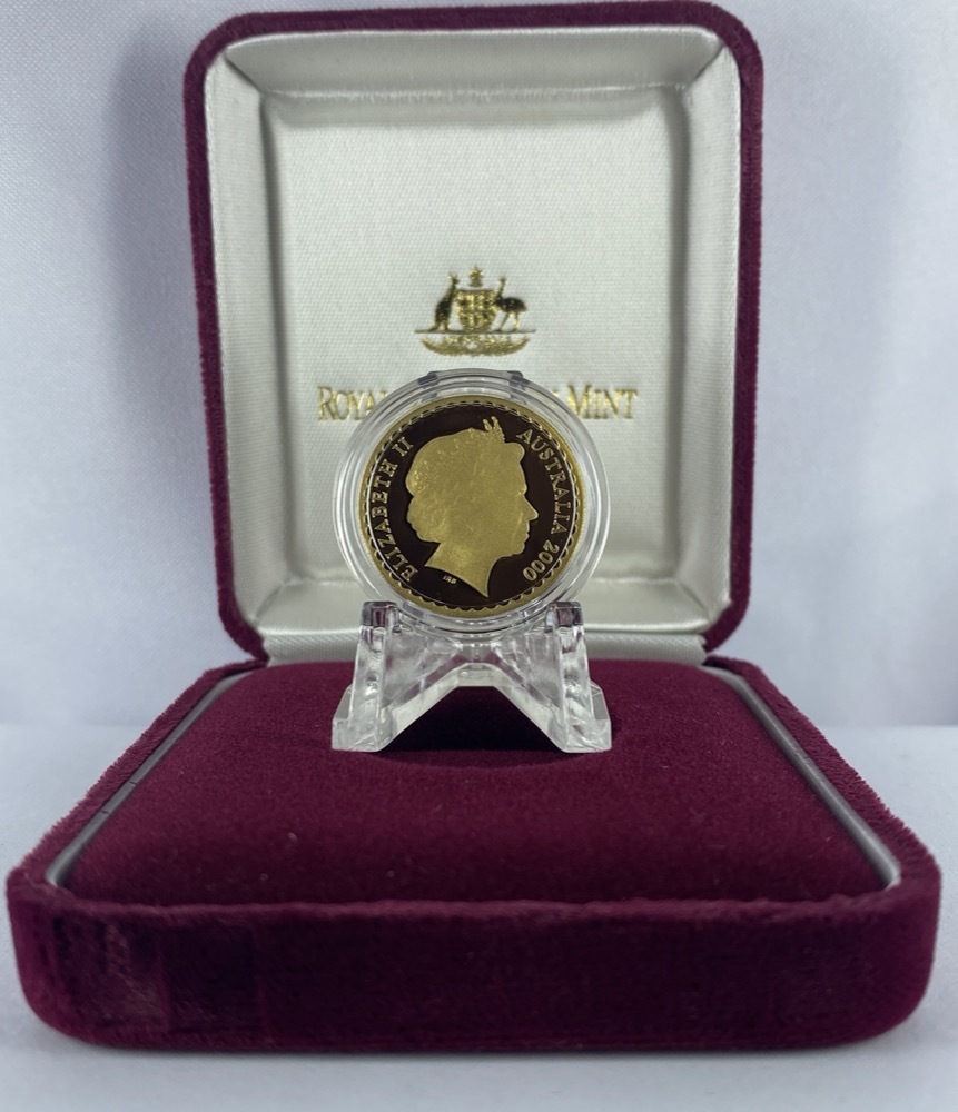 1997 100 Dollar Gold Proof Coin Floral Emblems - Kangaroo Paw product image