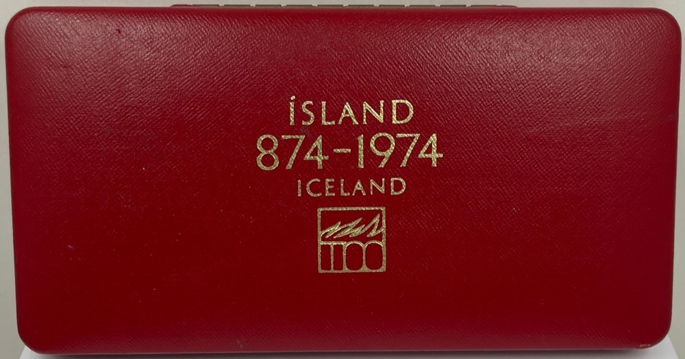 Iceland 1974 Silver Two Coin Proof Set product image