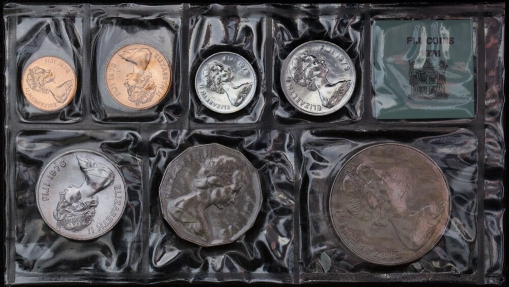 Fiji 1976 Uncirculated Mint Coin Set  product image
