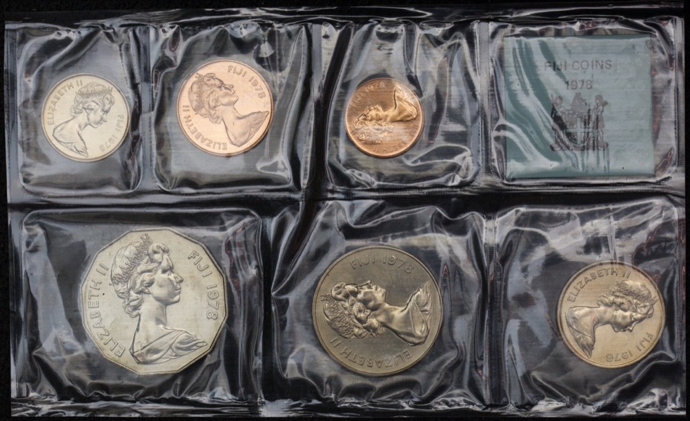 Fiji 1978 Uncirculated Mint Coin Set product image