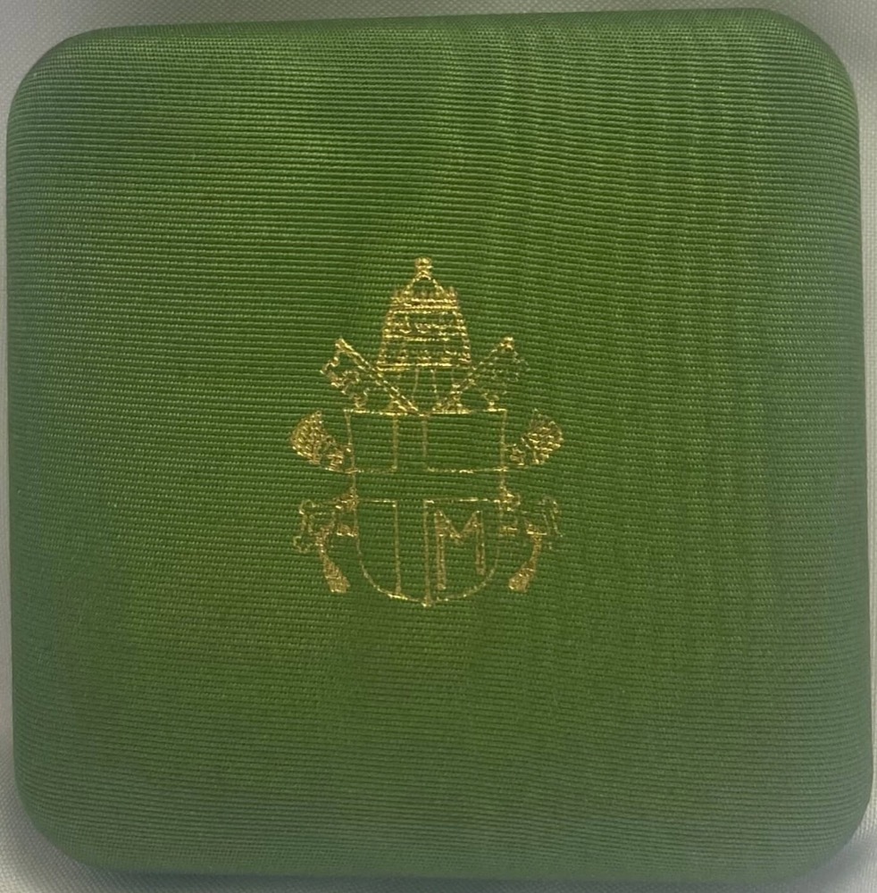 Vatican 1986 Gilt-Bronze Medallion Pope John Paul II Visit to Asia and Australia product image