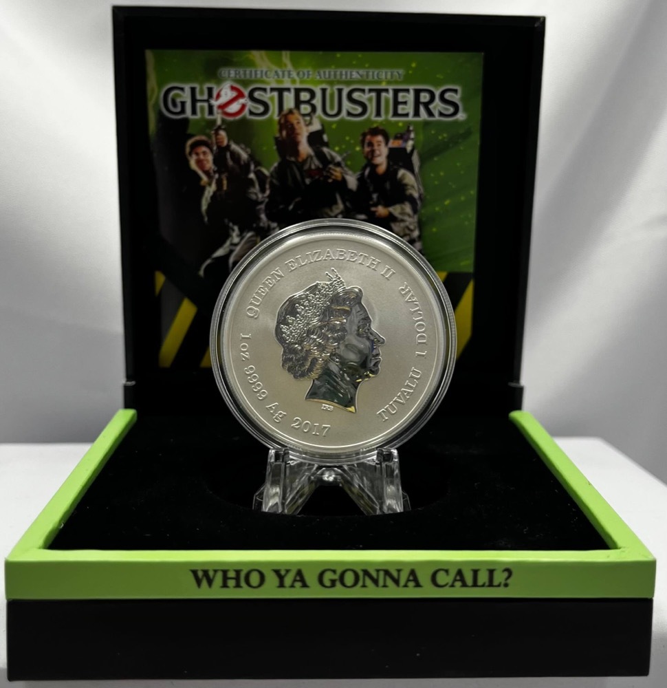 Tuvalu 2017 Silver 1oz Proof  Ghostbusters product image