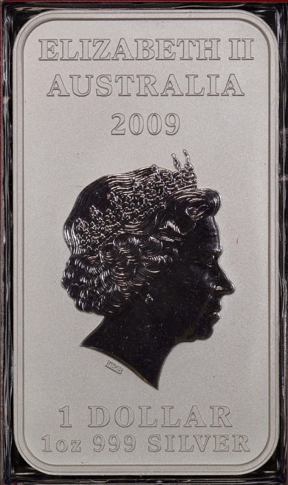 2009 Silver 1oz Coloured Rectangular Coin Wealth product image