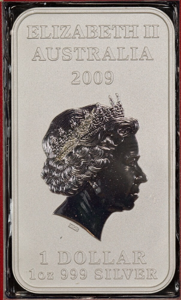 2009 Silver 1oz Coloured Rectangular Coin Success product image
