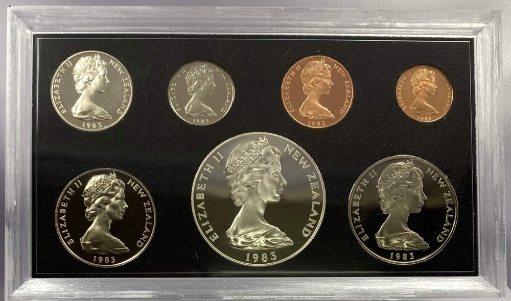 New Zealand 1983 Proof Coin Set 50 Years NZ Coinage product image