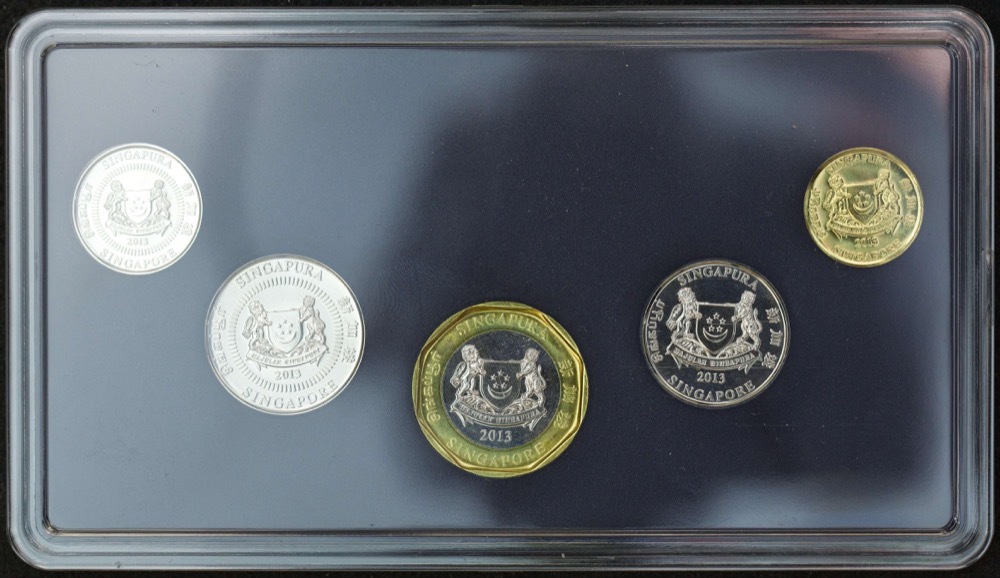 Singapore 2013 Uncirculated 5 Coin Set - Third Series product image