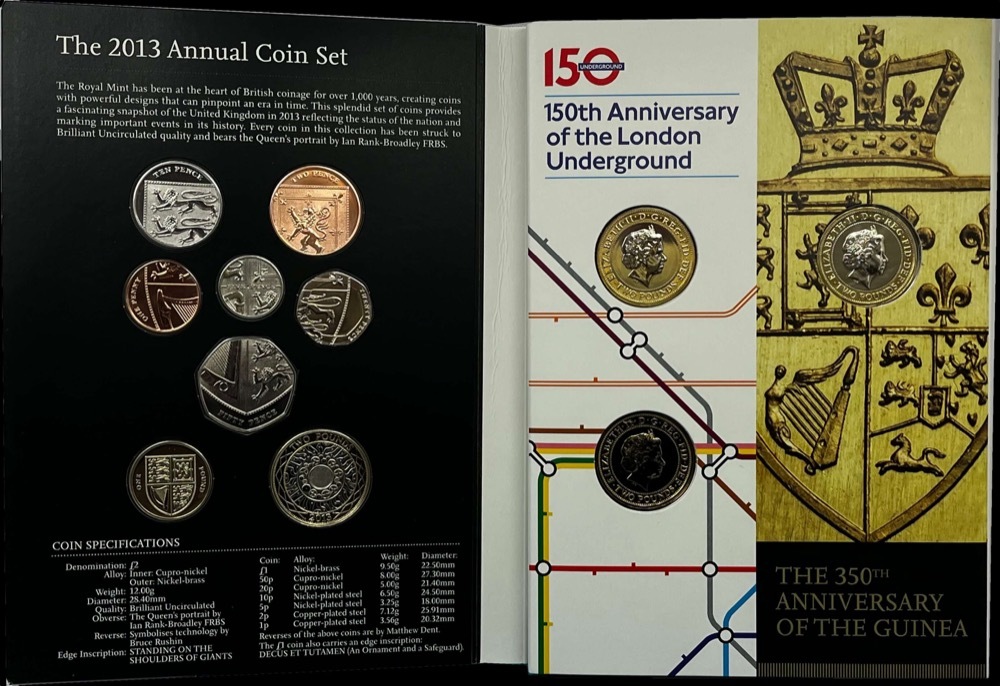 2013 United Kingdom Annual Uncirculated 15 Coin Mint Set product image