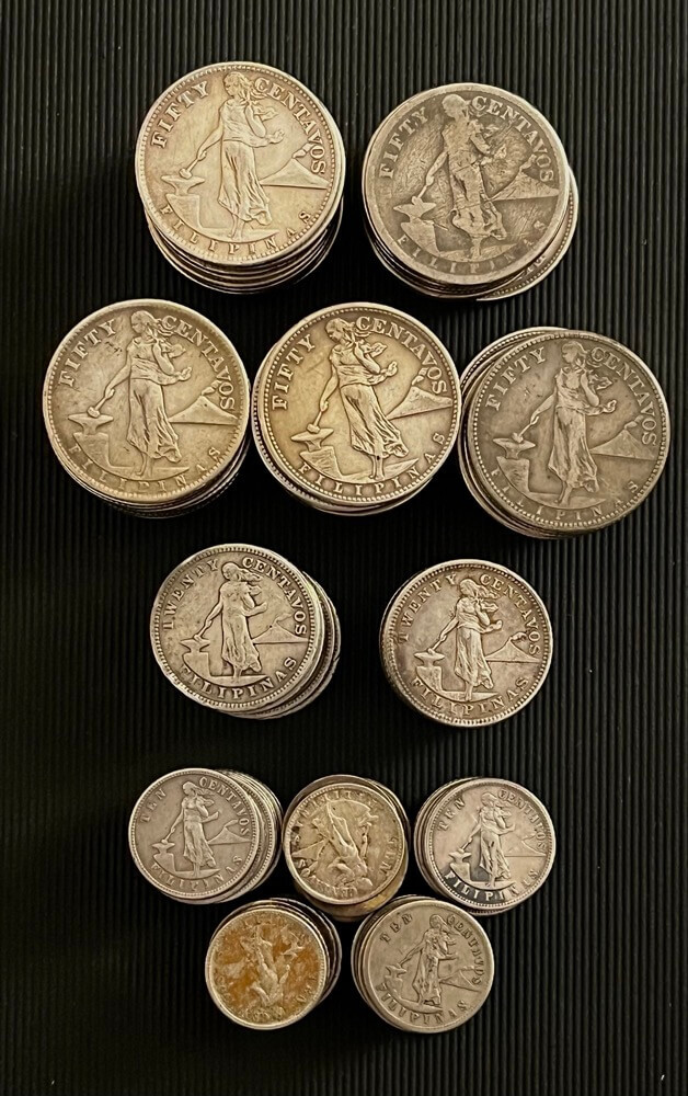 Bulk Lot of Silver Philippines Coins 1903 ~ 1945 product image