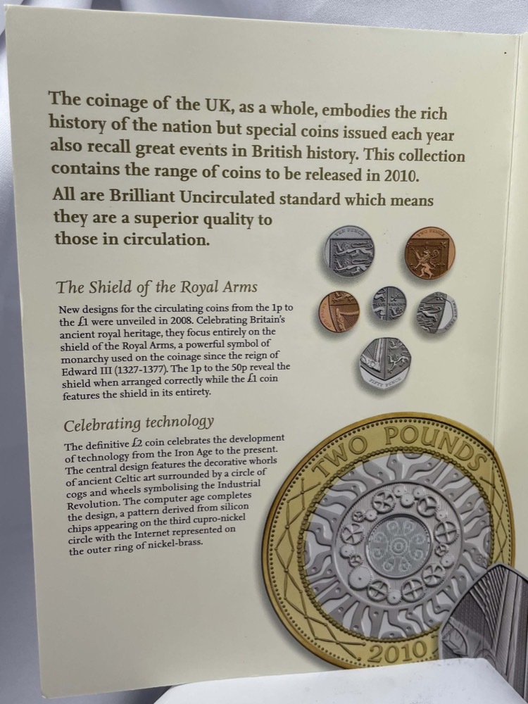 United Kingdom 2010 Brilliant Uncirculated Coin Collection product image