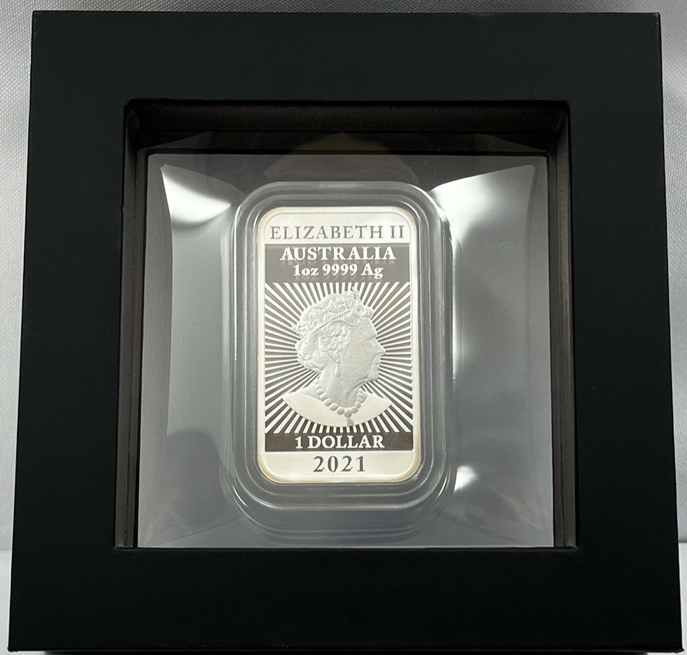 2021 Silver 1oz Rectangular Proof Coin Dragon product image