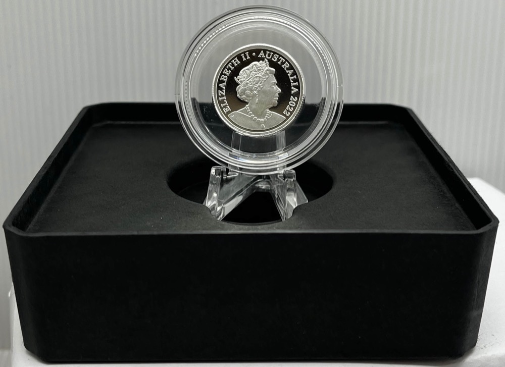 2022 Silver 1 Dollar Proof Coin Dinosaurs Down Under Timimus C Mintmark product image