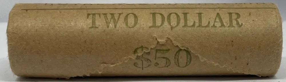 1988 2 Dollar Coin RAM Mint Roll - Heads / Heads product image