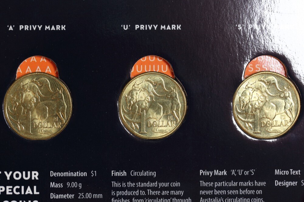 2019 Dollar Discovery $1 Coin Set Blue Folder - AUS Privy Mark product image