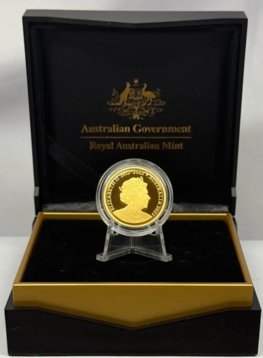 2023 Gold 25 Dollar Proof Coin Kangaroo Fighting Spirit product image