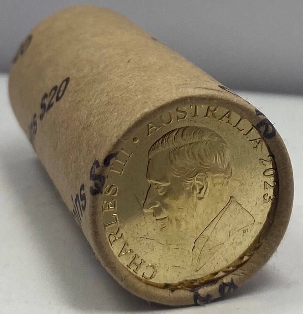 2023 One Dollar Coin Security Roll King Charles III Heads/Tails product image